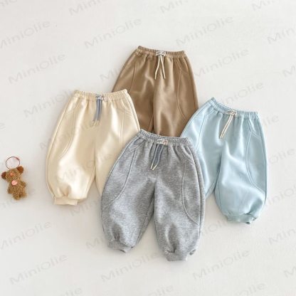 Toddler Boy Solid Color Jogger Pants - image 2