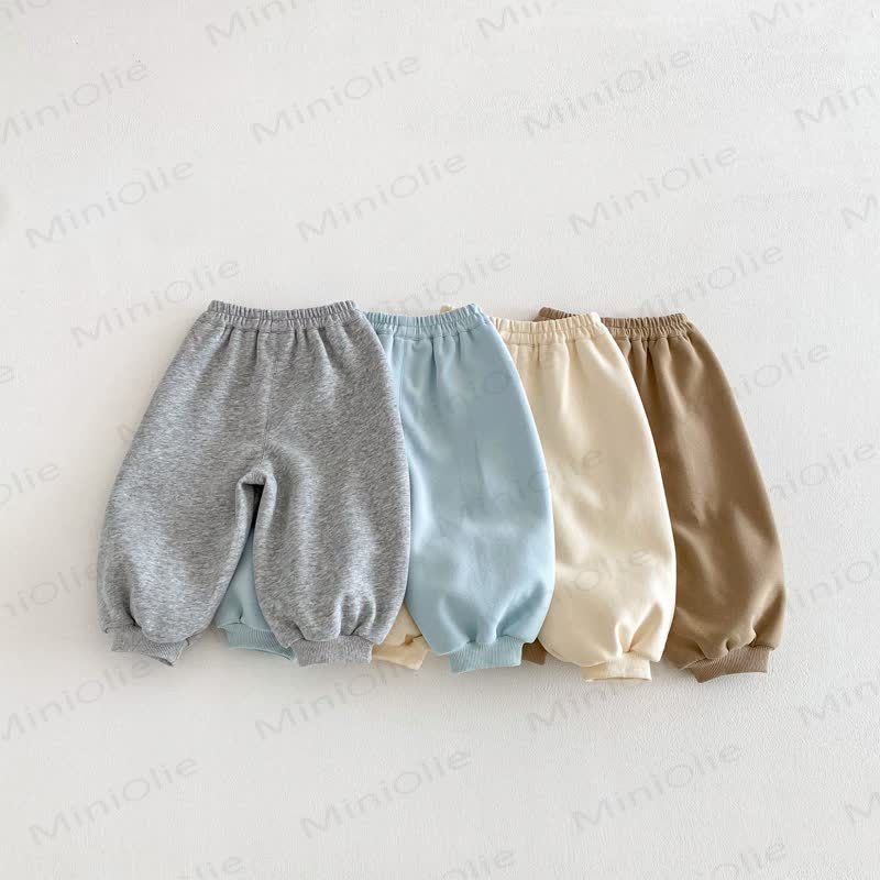 Toddler Boy Solid Color Jogger Pants - image 4
