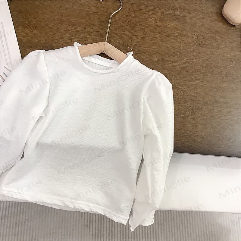 Toddler Girls Denim Dress - White Top - 8-9T - image 2