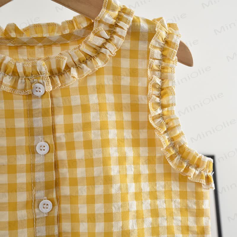 Toddler Girls Sleeveless Vest and Pants 2-piece Set - image 5