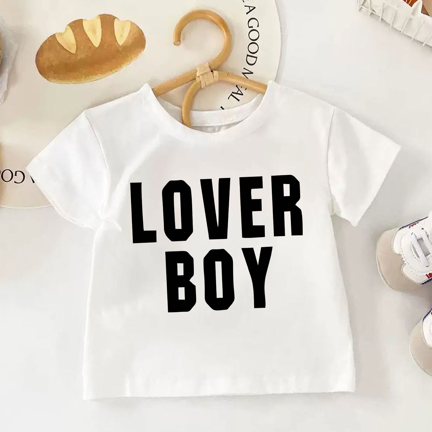 LOVER BOY Kid White T-shirt - White - 6-7T - image 1