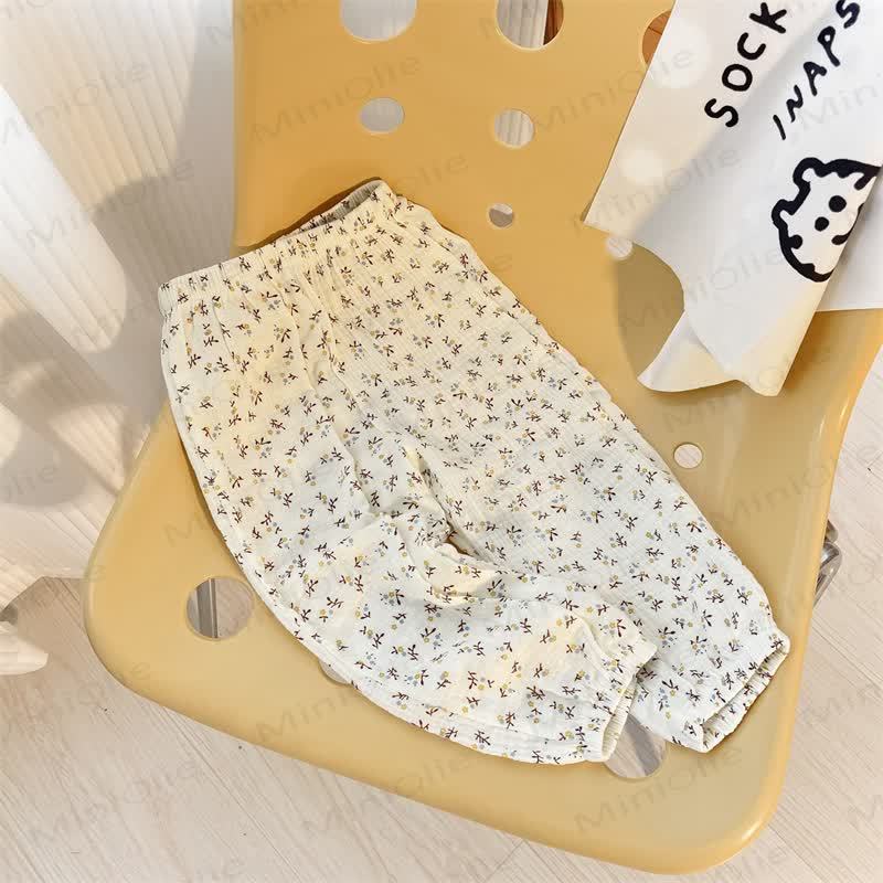 Toddler Element Print Casual Pants - White Branch - 6-7T - image 8