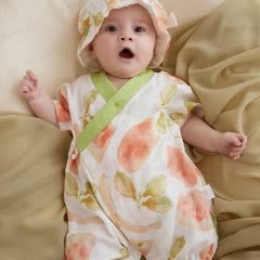 Baby Pomelo Kimono Romper - image 5