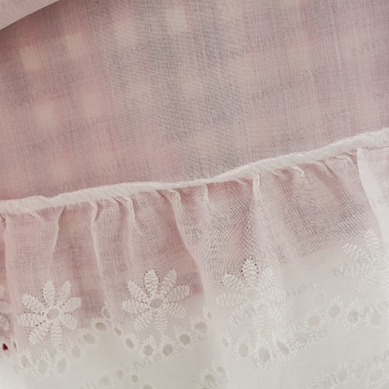 Baby Girl Red Plaid Dress with Hat - image 4