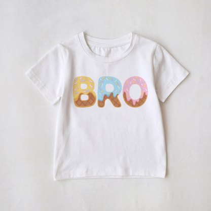 BRO/SIS Family Matching Birthday T-Shirt - BRO - Baby T-Shirt: 3-5T - image 4