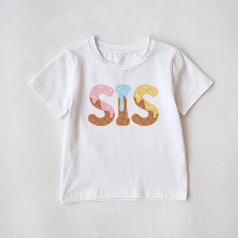 BRO/SIS Family Matching Birthday T-Shirt - SIS - Baby T-Shirt: 3-5T - image 5