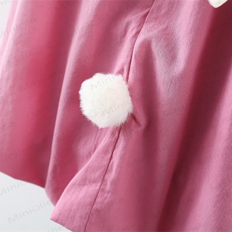 Baby Girls Pink Rabbit Ears Dress - image 5