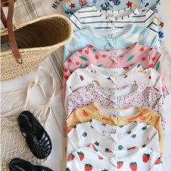 Toddler Fruit/Striped Shorts Swimsuit - image 9