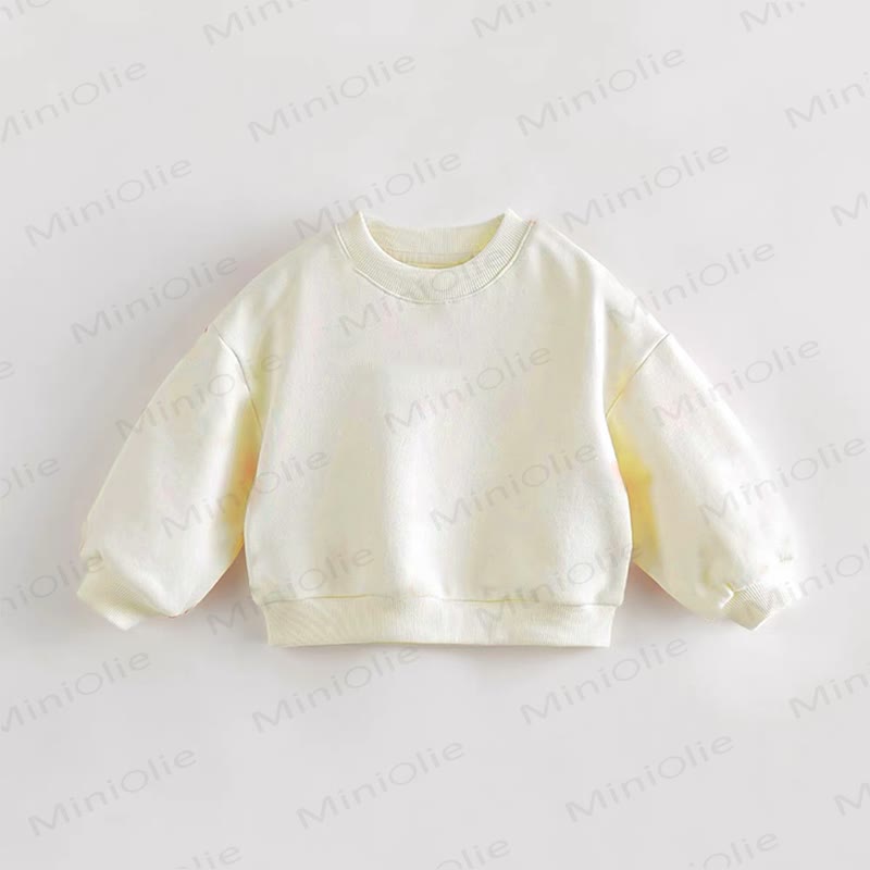 Personalized Retro Vehicle Name Customization Baby Sweatshirt - Cream - 3-5T - image 2