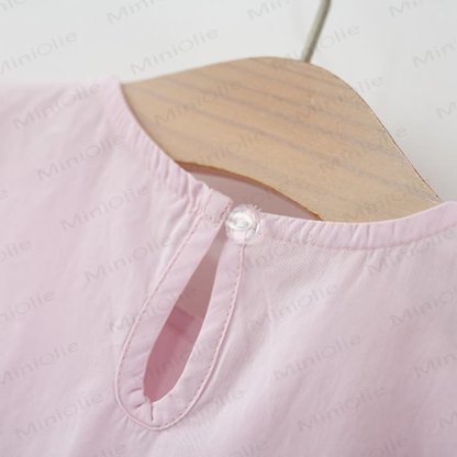 Toddler Girl Pink Floral Flutter Sleeve dress - image 4