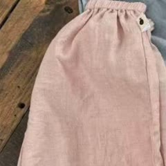 Pantaloni casual a tinta unita per bambini - Rosa - 6-7T