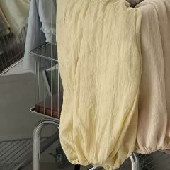 Pantaloni casual a tinta unita per bambini - Giallo - 6-7T - image 5