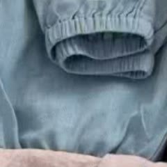 Pantaloni casual a tinta unita per bambini - Blu - 6-7T