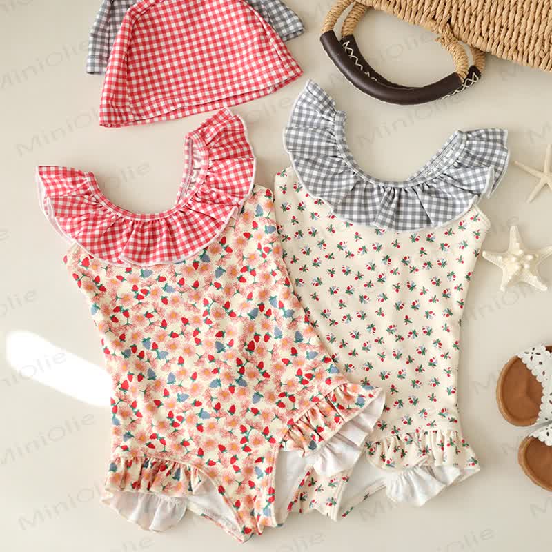 Toddler Girl Floral One-Piece Swimsuit - image 1