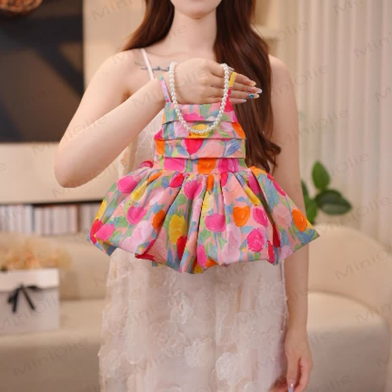 Toddler Girl Tulip Floral Print Dress - image 3