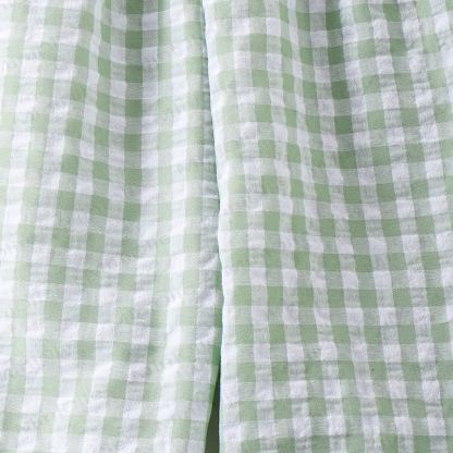 Toddler Girl Gingham Bow Cotton Romper - image 7