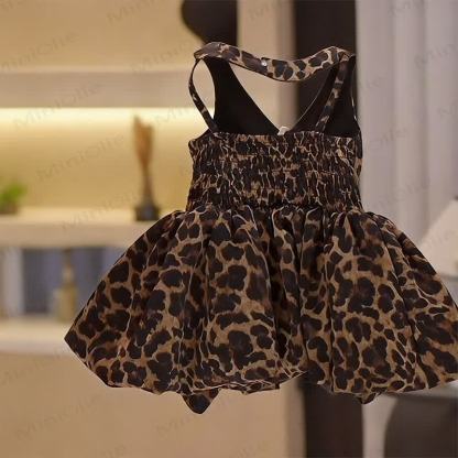 Toddler Girl Leopard Print Dress - image 4