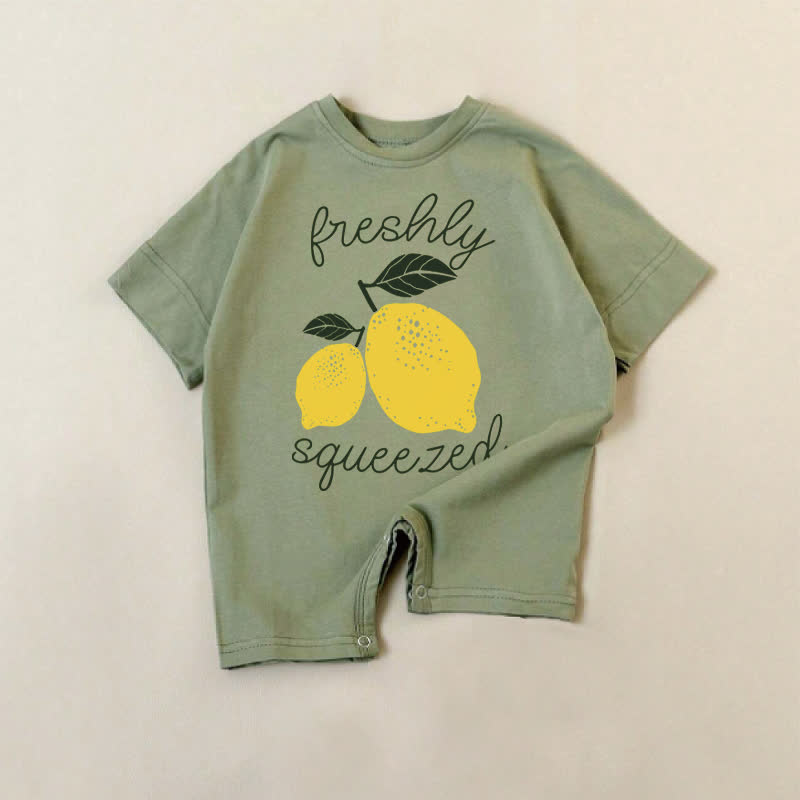 FRESHLY SQUEEZED Baby Lemon Green Romper - Green - 18-24M - image 1