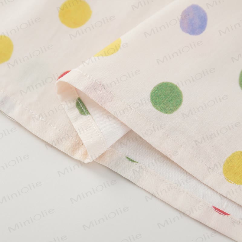 Toddler Girl Polka Dot Soft Cotton Dress - image 4