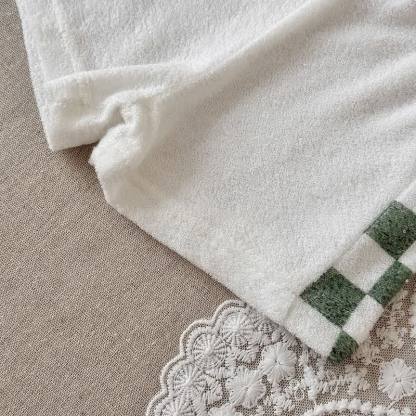 Baby Terry Plaid Crop Top and Shorts Set - image 4