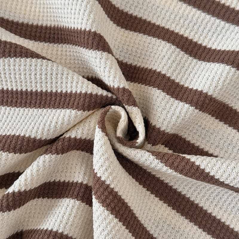 Baby Terry Striped Top and Shorts Set - image 6