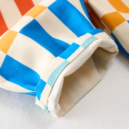 Baby Toddler Colorful Striped Plaid Overalls  - image 5