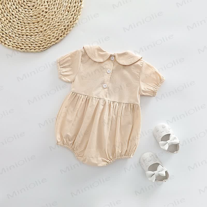 Baby Peter Pan Collar Embroidered Bodysuit - image 5
