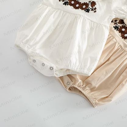 Baby Peter Pan Collar Embroidered Bodysuit - image 11