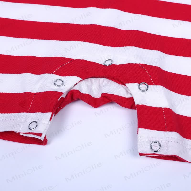 Baby Summer Striped Romper - image 9