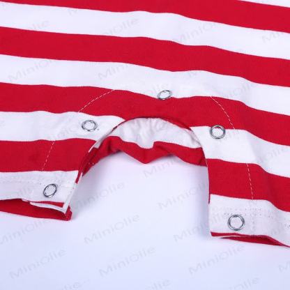 Baby Summer Striped Romper - image 9