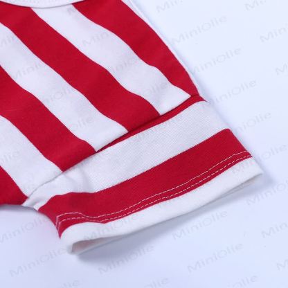 Baby Summer Striped Romper - image 8