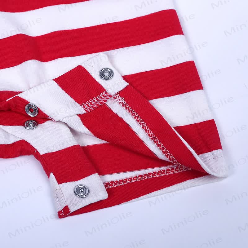 Baby Summer Striped Romper - image 10