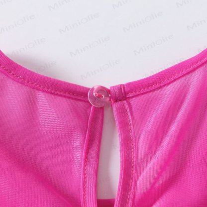 Toddler Girl Nylon Sleeveless Bubble Dress - image 5