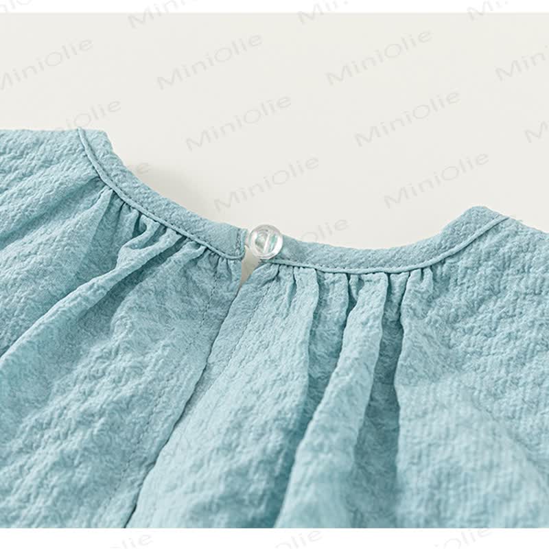 Toddler Girl Light Blue Sleeveless Top and Shorts Set - image 5