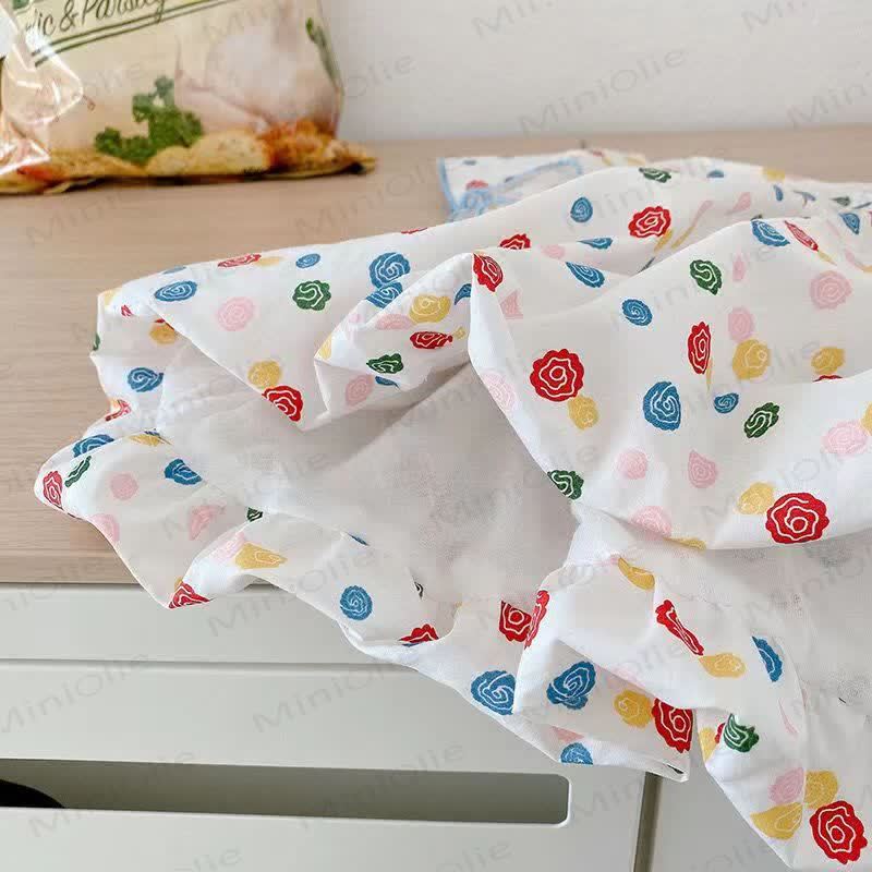 Baby Toddler Girl White Polka Dot Cotton Dress - image 4