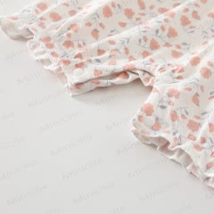Baby Hibiscus Print Ruffle Romper - image 4