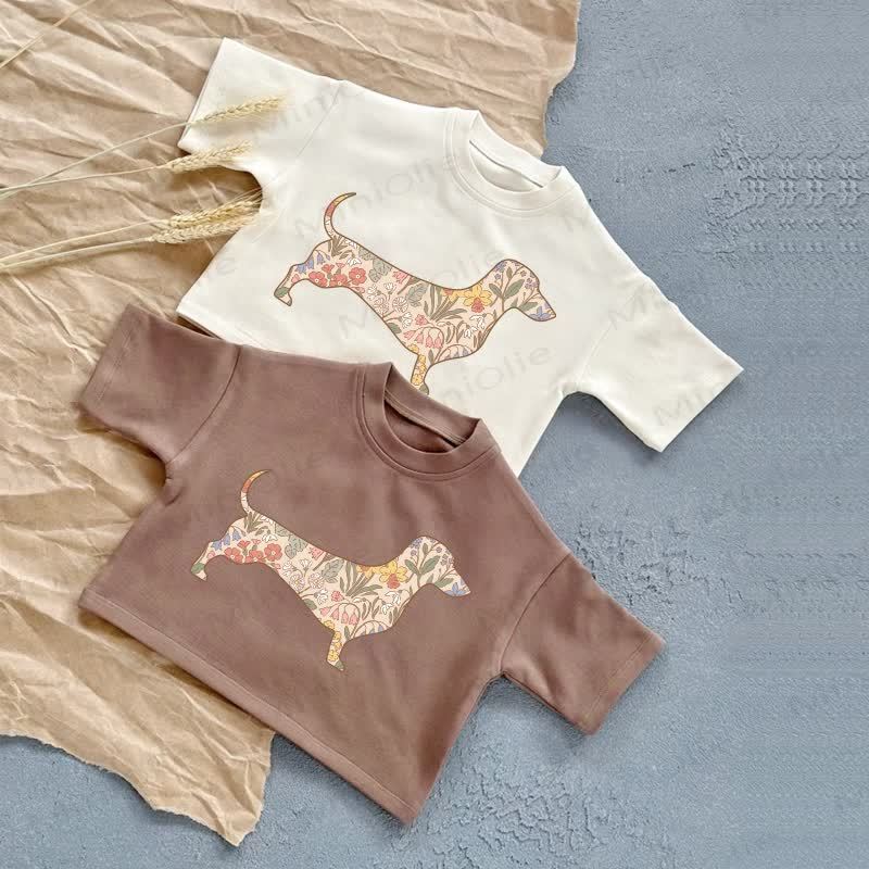 Baby Daschund Summer Casual T-Shirt - image 1