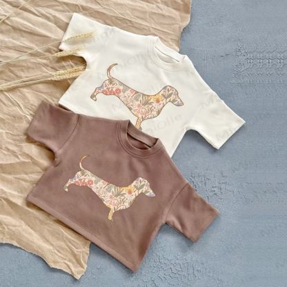 Baby Daschund Summer Casual T-Shirt - image 1