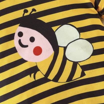 Baby Bee Striped Romper - image 4