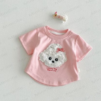 Baby Toddler Girl Animal Print Tee or Plaid Skort - Pink - 4-5T - image 2