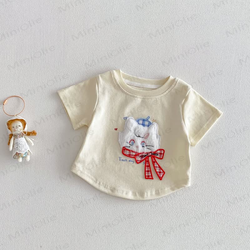 Baby Toddler Girl Animal Print Tee or Plaid Skort - Yellow - 4-5T - image 3