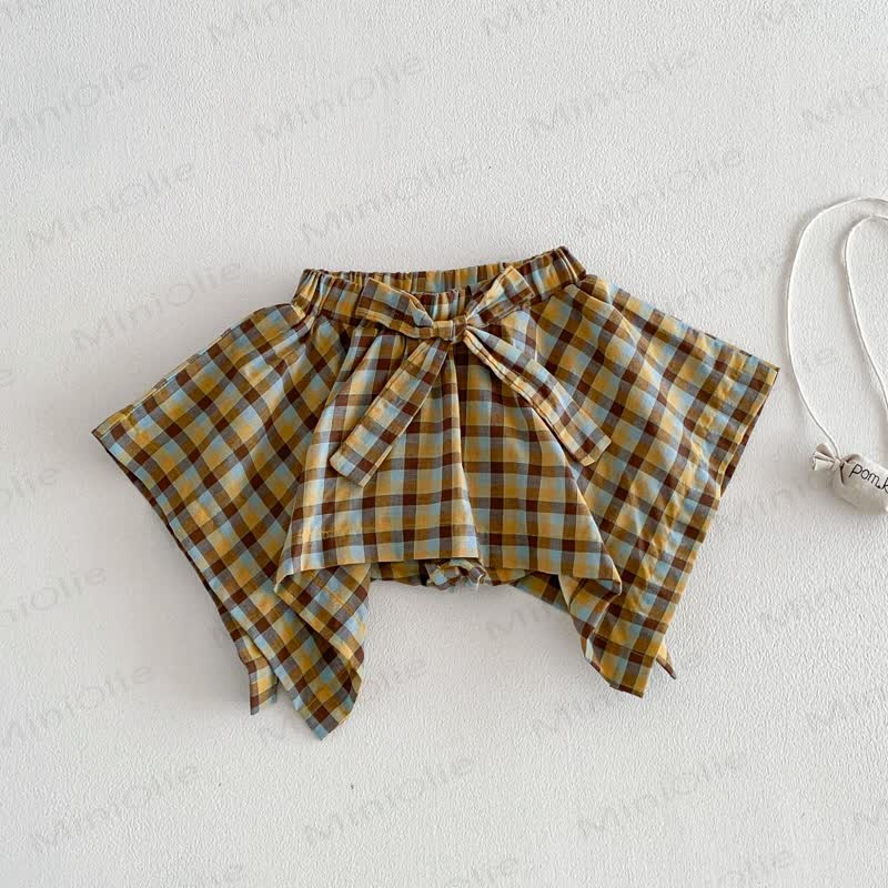 Baby Toddler Girl Animal Print Tee or Plaid Skort - Yellow Plaid Skort - 4-5T - image 5