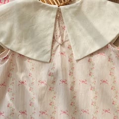 Toddler Girl Cotton Pink Striped Bows Print Dress - image 5