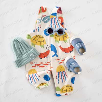 Baby Toddler Ocean Animals Overalls - image 8