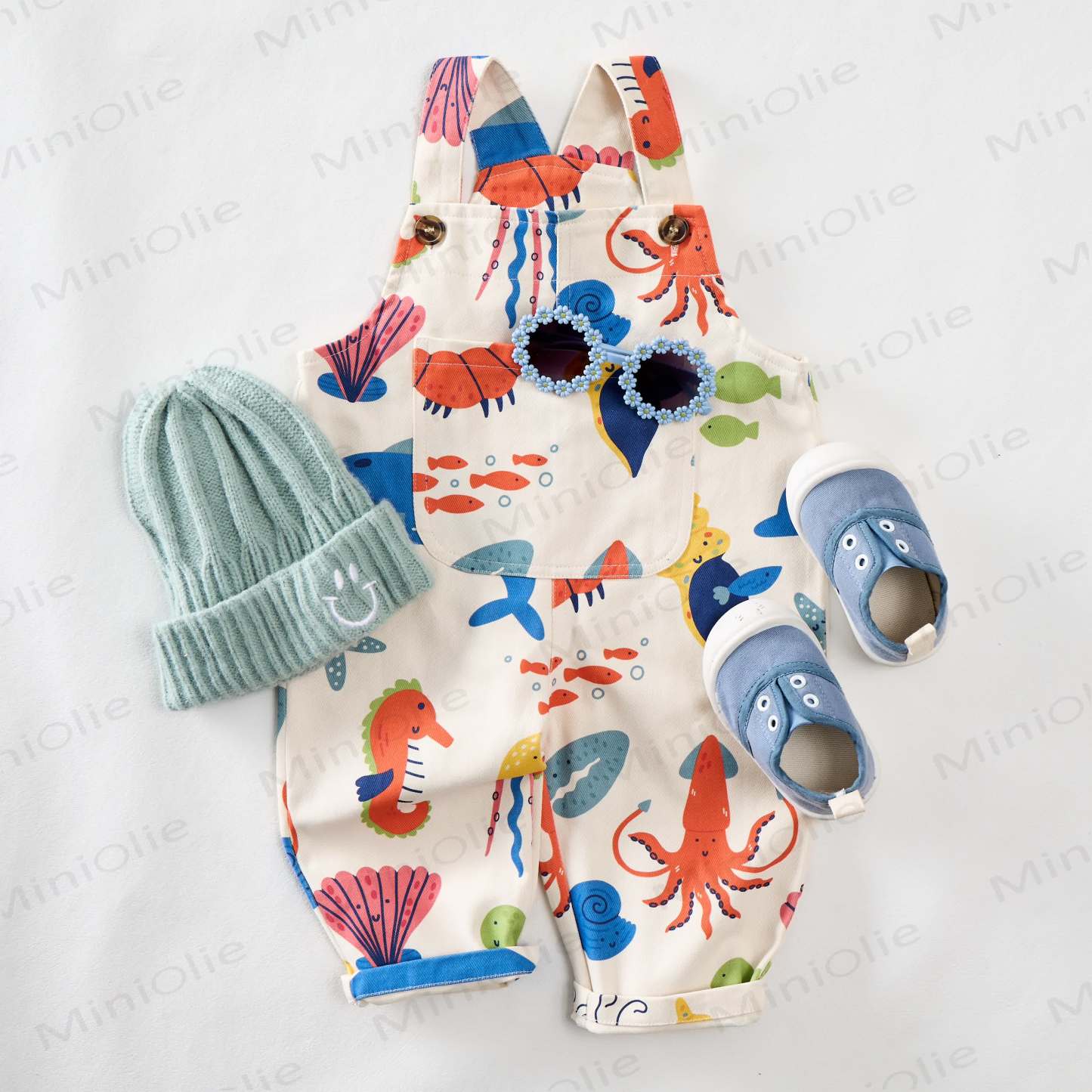 Baby Toddler Ocean Animals Overalls - image 2