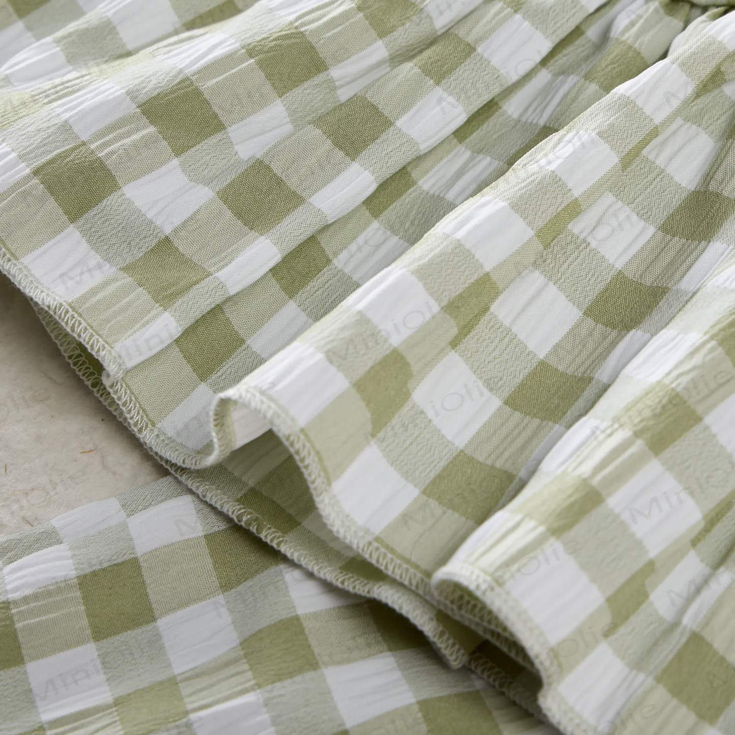 Baby Toddler Green Plaid Sleeveless 2-piece Set - image 5