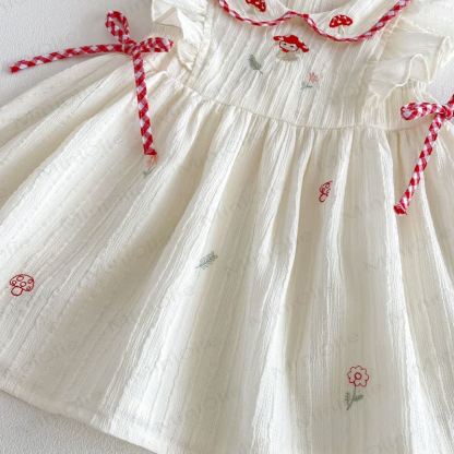 Baby Toddler Girl Bow Tank Top or Sleeveless Dress or Plaid Pants - image 8