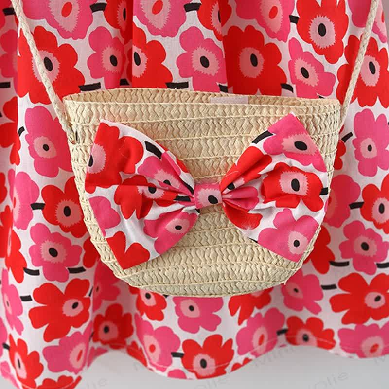 Baby Girls Summer Cotton Floral or Strawberry Print Dress - image 10