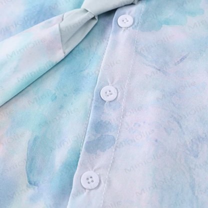 Baby Toddler Boys Green Tie Shirt and Shorts Set - image 4