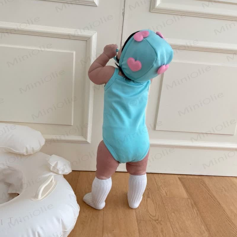 Baby Heart Swimsuit with Hat - image 10